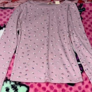 Levi's Pink Floral Patterned Top